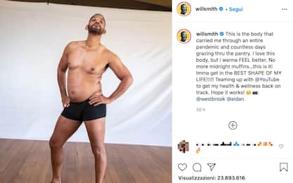 Will Smith, nuovo fisico: "Amo questo corpo ma voglio sentirmi meglio"