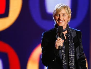 LAS VEGAS - NOVEMBER 20:  Talk show host/comedian Ellen DeGeneres performs at a taping of ''Ellen's Even Bigger Really Big Show'' during The Comedy Festival at The Colosseum at Caesars Palace on November 20, 2008 in Las Vegas, Nevada.  (Photo by Ethan Miller/Getty Images)