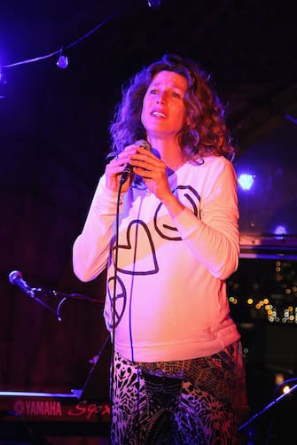 NEW YORK, NY - JUNE 08:  Singer-songwriter Sophie B. Hawkins performs during the Riverside Park Conservancy Benefit Gala celebrating Riverside Park's 135th Anniversary at West 79th Street Boat Basin on June 8, 2015 in New York City.  (Photo by Janette Pellegrini/Getty Images for Riverside Park Conservancy)
