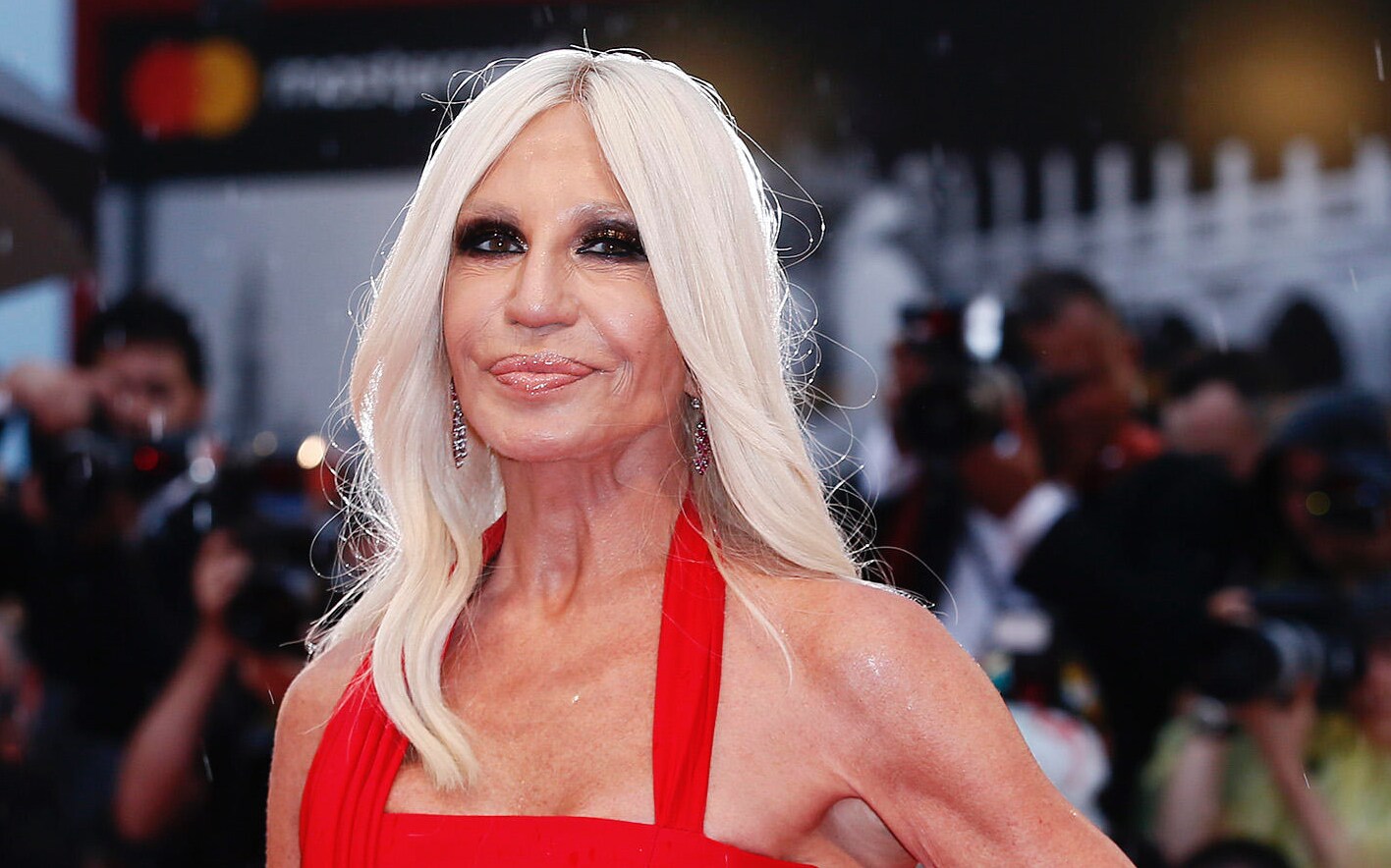 donatella versace blue blur