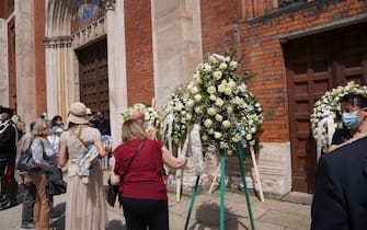 Milano - Funerali di Carla Fracci a nella chiesa di San Marco (Milano - 2021-05-29, DUILIO PIAGGESI) p.s. la foto e' utilizzabile nel rispetto del contesto in cui e' stata scattata, e senza intento diffamatorio del decoro delle persone rappresentate