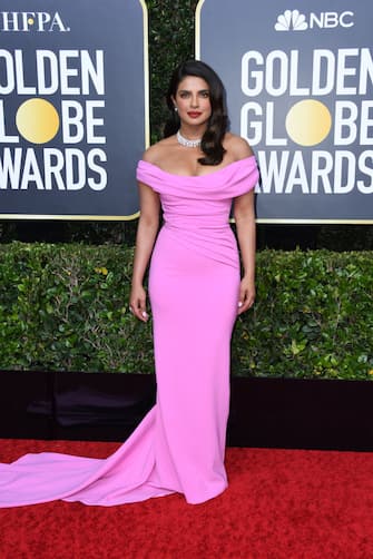 1197740147 BEVERLY HILLS, CALIFORNIA - JANUARY 05: Priyanka Chopra Jonas attends the 77th Annual Golden Globe Awards at The Beverly Hilton Hotel on January 05, 2020 in Beverly Hills, California. (Photo by Jon Kopaloff/Getty Images)