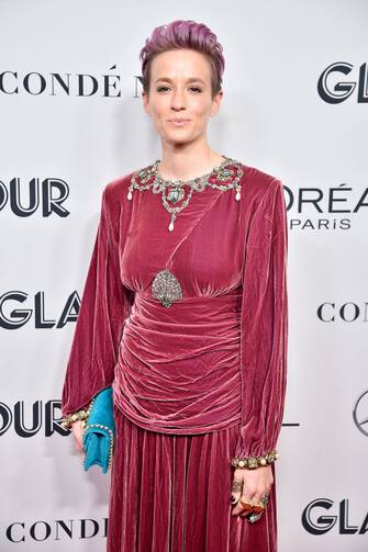 1187015669 NEW YORK, NEW YORK - NOVEMBER 11: Megan Rapinoe attends the 2019 Glamour Women Of The Year Awards at Alice Tully Hall on November 11, 2019 in New York City. (Photo by Theo Wargo/WireImage,)