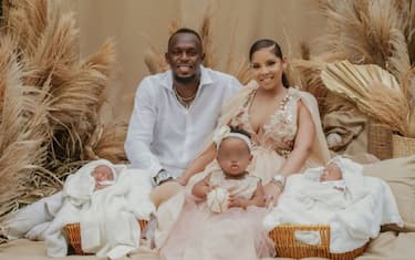 Usain Bolt e famiglia