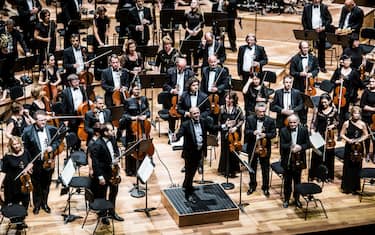 The Budapest Festival Orchestra, lead by Iván Fischer, the Music Director and a founder of The Budapest Festival Orchestra, performs in the Paris Philharmonie on Tuesday, 26.May.2015. Photo by Akos Stiller