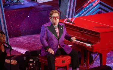 Elton John performs during the live ABC telec