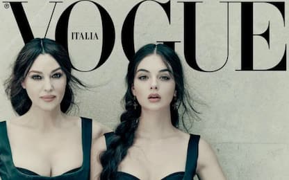 Monica Bellucci e la figlia Deva Cassel sulla cover di Vogue Italia