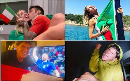 Euro 2020, Italia campione: esplode la gioia dei vip sui social