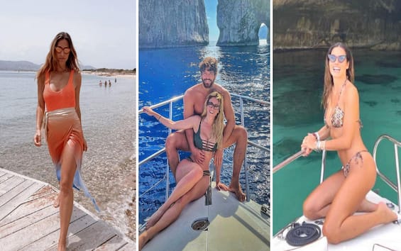 Vacanze in Sardegna per vip e calciatori, tra selfie e voglia di relax