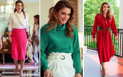 Rania di Giordania in USA: i suoi look più belli. FOTO