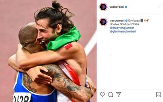 Doppio oro ai Giochi olimpici di Tokyo, l'esultanza dei vip Il post di Vasco Rossi