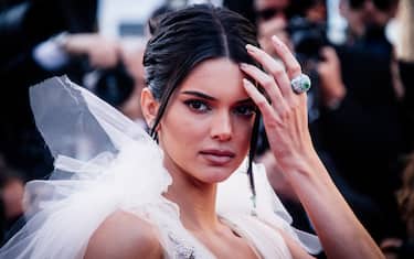 CANNES, FRANCE - MAY 12: (EDITORS NOTE: Image has been digitally retouched) Model Kendall Jenner attends the screening of "Girls Of The Sun (Les Filles Du Soleil)" during the 71st annual Cannes Film Festival at on May 12, 2018 in Cannes, France. (Photo by Gareth Cattermole/Getty Images)