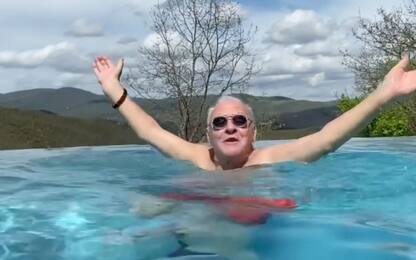 Vacanze in Italia, Anthony Hopkins in Toscana. VIDEO
