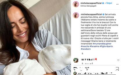Michela Coppa è diventata mamma: è nata la sua prima figlia