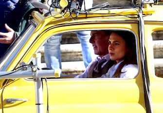 (KIKA)Â  - ROME -Â Mission: Impossible 7 Libra, Tom Cruise back in Rome. Shooting in Piazza di Spagna, with the famous TrinitÃ  dei Monti and elegant Babington Tea Room.

