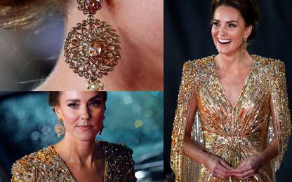 Kate Middleton alla premiere di Bond. Le foto dell'outfit by Packham