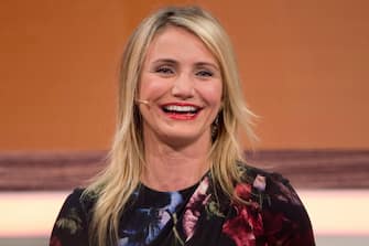 The US actress Cameron Diaz smiles during TV show at the Baden arena in Offenburg, Germany, 05 April 2014. Photo: Sebastian Kahnert/dpa | usage worldwide   (Photo by Sebastian Kahnert/picture alliance via Getty Images)