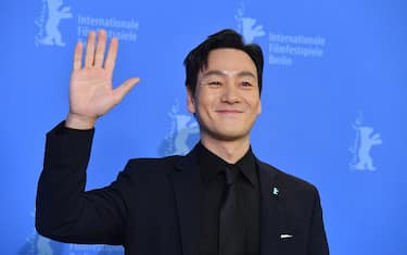 BERLIN, GERMANY - FEBRUARY 22: Actor Park Hae-soo attends the "Time to Hunt" (Sa-nyang-eui-si-gan) photo call during the 70th Berlinale International Film Festival Berlin at Grand Hyatt Hotel on February 22, 2020 in Berlin, Germany.  (Photo by Stephane Cardinale - Corbis/Corbis via Getty Images)