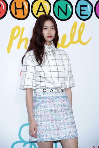 SEOUL, SOUTH KOREA - MARCH 28: Model, Chung Ho-Yeon (Jung Ho-Yeon) attends the party for the launch of CHANEL X PHARRELL Capsule Collection on March 28, 2019 in Seoul, South Korea. (Photo by Han Myung-Gu/WireImage)