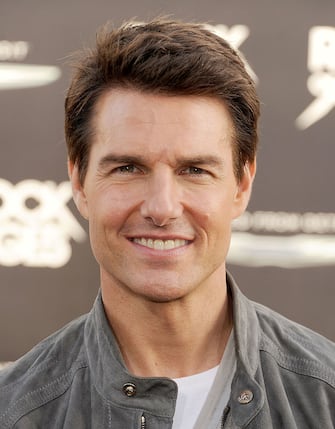HOLLYWOOD, CA - JUNE 08: Actor Tom Cruise arrives at the 'Rock of Ages' Los Angeles premiere at Grauman's Chinese Theatre on June 8, 2012 in Hollywood, California.  (Photo by Gregg DeGuire/WireImage)