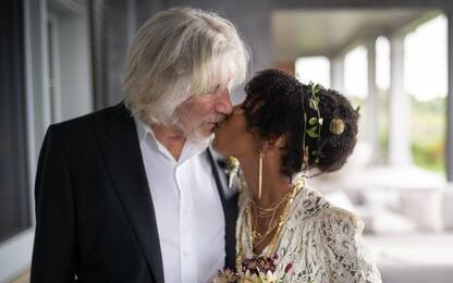 Pink Floyd, Roger Waters ha sposato Kamilah Chavis a 78 anni: le foto