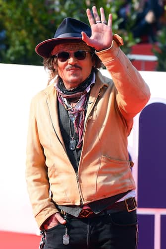 ROME, ITALY - OCTOBER 17: Johnny Depp at the Puffins photocall during the Rome Film Fest 2021 on October 17, 2021 in Rome, Italy. (Photo by Massimo Insabato/Archivio Massimo Insabato/Mondadori Portfolio via Getty Images)