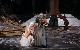 Un momento dell'opera La Calisto al Teatro alla Scala di Milano