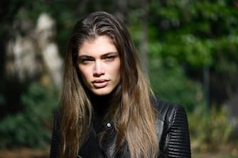 Brazilian transgender model Valentina Sampaio poses during an interview in Milan on February 18, 2017.
Vogue Paris is to become the first French magazine to feature a transgender model on its cover, according the honour to Valentina Sampaio of Brazil for its March edition. Calling Sampaio the "glam standard-bearer of a cause that is on the march", the French edition of Vogue describes the 22-year-old as a "femme fatale" who happened to be born a boy.
 / AFP / MIGUEL MEDINA        (Photo credit should read MIGUEL MEDINA/AFP via Getty Images)