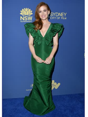 LOS ANGELES, CALIFORNIA - OCTOBER 23: Isla Fisher attends the 2019 Australians In Film Awards at InterContinental Los Angeles Century City on October 23, 2019 in Los Angeles, California. (Photo by Jon Kopaloff/FilmMagic)