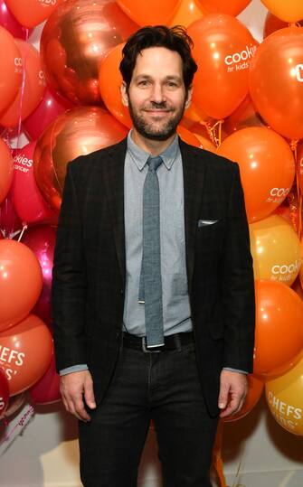 1135417381 NEW YORK, NEW YORK - MARCH 12: Paul Rudd attends the 2019 Chefs For Kids' Cancer at Metropolitan Pavilion Metro West on March 12, 2019 in New York City. (Photo by Mike Coppola/Getty Images for Cookies for Kids' Cancer)
