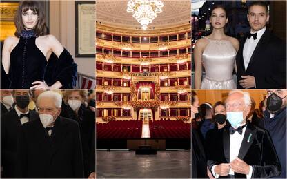 Prima della Scala a Milano: tutti i look dei vip. FOTO