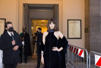 7 December, Prima alla Scala, guests' entrances to the Theater to attend Macbeth In the photo Greta Ferro (MILAN - 2021-12-07, Francesco Bozzo) ps the photo can be used respecting the context in which it was taken, and without defamatory intent of the decorum of the people represented