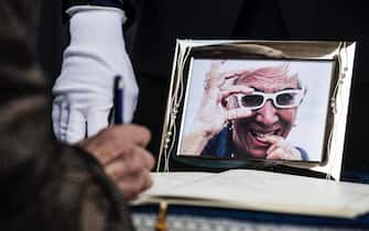 Farewell to Lina Wertmüller, the funeral in Rome: the last farewell to the director.  PHOTO