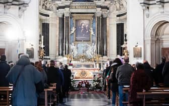 The funeral of Italian director Lina Wertmuller in the Artists' Church in Piazza del Popolo, Rome, Italy, 11 December 2021. Italian director Lina Wertmuller died in Rome at the age of 93 on 09 December 2021. ANSA/ANGELO CARCONI