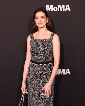 NEW YORK, NEW YORK - DECEMBER 14: Anne Hathaway attends the 2021 MoMA Film Benefit presented by Chanel at The Museum of Modern Art on December 14, 2021 in New York City. (Photo by Taylor Hill/WireImage)
