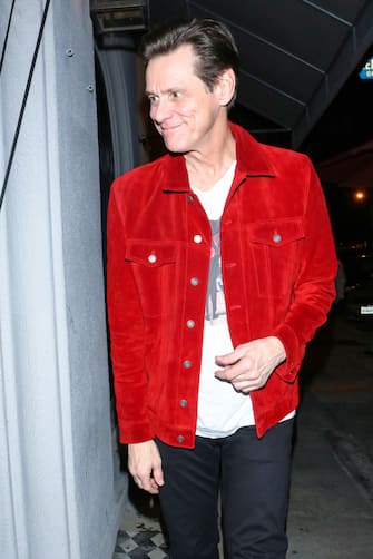 LOS ANGELES, CA - FEBRUARY 18: Jim Carrey is seen on February 18, 2020 in Los Angeles, California.  (Photo by TM/Bauer-Griffin/GC Images)