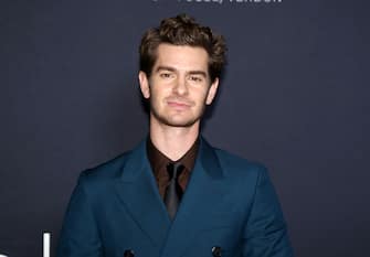 NEW YORK, NEW YORK - NOVEMBER 15: Andrew Garfield poses at the New York Premiere of A Netflix film "Tick, Tick...Boom!" at The Schoenfeld Theatre on November 15, 2021 in New York City. (Photo by Bruce Glikas/Getty Images)