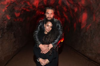 LOS ANGELES, CA - FEBRUARY 24:  Actors Lisa Bonet and Jason Momoa attend a screening of Sundance Channel's "The Red Road" at The Bronson Caves at Griffith Park on February 24, 2014 in Los Angeles, California.  (Photo by Alberto E. Rodriguez/Getty Images)