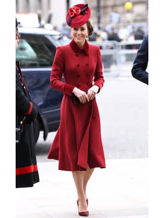 LONDON, ENGLAND - MARCH 09: Catherine, Duchess of Cambridge attends the Commonwealth Day Service 2020 at Westminster Abbey on March 09, 2020 in London, England. (Photo by Karwai Tang/WireImage)