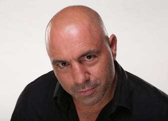 Jun 15, 2013; Winnipeg, MB, Canada; UFC color commentator Joe Rogan poses for a portrait before the start of UFC 161 at MTS Centre on June 15, 2013 in Winnipeg, Canada. (Photo by Tom Szczerbowski/Getty Images)