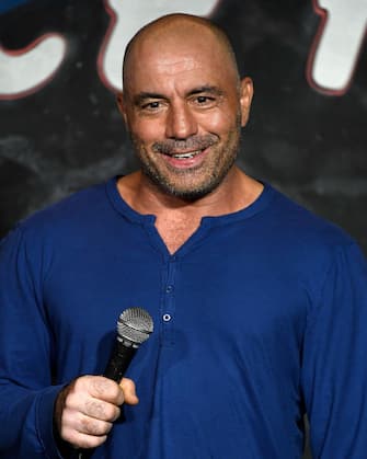 PASADENA, CA - SEPTEMBER 27:  Comedian Joe Rogan performs during his appearance at The Ice House Comedy Club on September 27, 2017 in Pasadena, California.  (Photo by Michael Schwartz/WireImage)