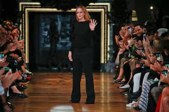 PARIS, FRANCE - SEPTEMBER 30: Fashion designer Stella McCartney walks the runway during the Stella McCartney Ready to Wear Spring/Summer 2020 fashion show as part of Paris Fashion Week on September 30, 2019 in Paris, France. (Photo by Victor VIRGILE/Gamma-Rapho via Getty Images)