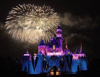 ANAHEIM, CA - DECEMBER 13:  Atmosphere at Disneyland's Sleeping Beauty's Holiday Castle and "Believe In Holiday Magic" Fireworks spectacular held at Disneyland Resort on December 13, 2007 in Anaheim, California.  (Photo by Barry King/WireImage) *** Local Caption ***