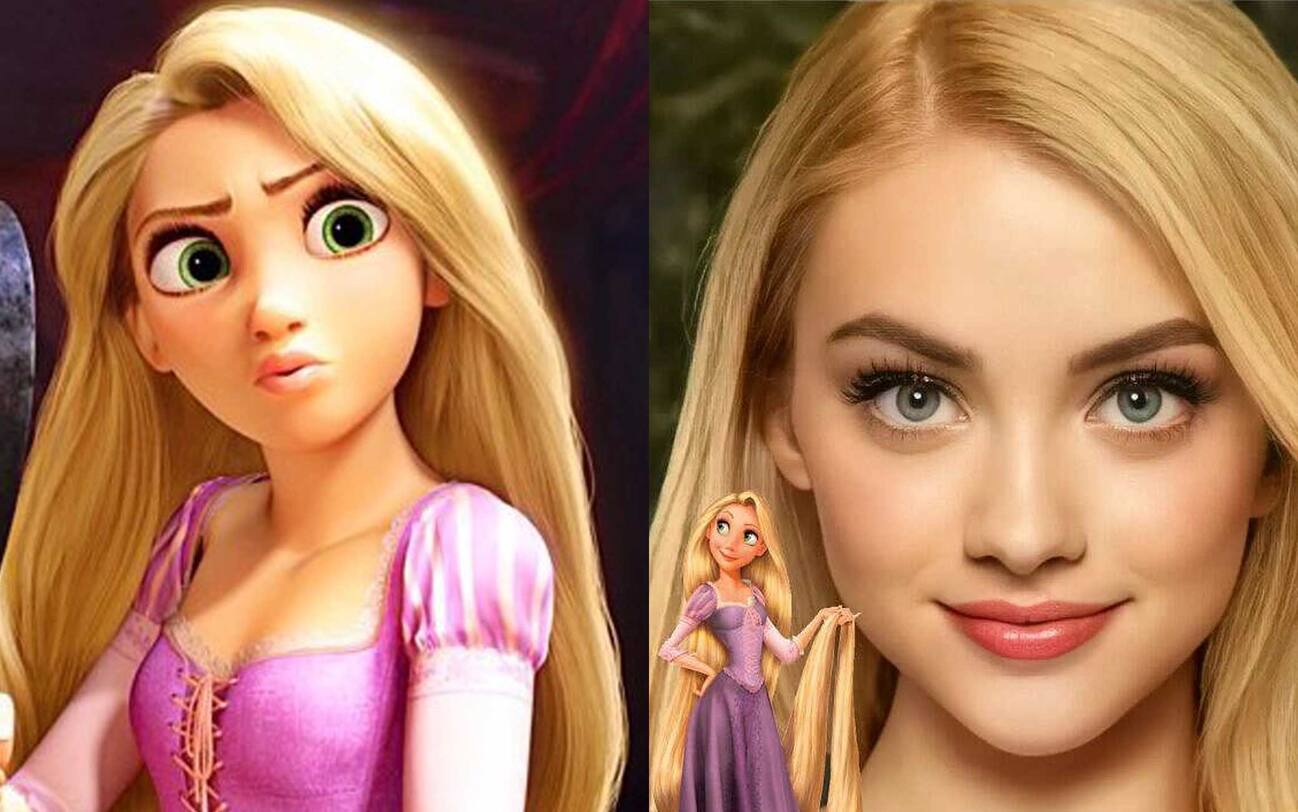 Dai Simpson a Biancaneve, che aspetto avrebbero i personaggi dei cartoni se fossero veri?