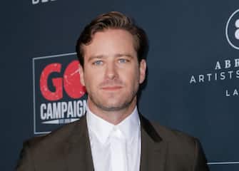LOS ANGELES, CALIFORNIA - NOVEMBER 16: Armie Hammer attends the Go Campaign's 13th Annual Go Gala at NeueHouse Hollywood on November 16, 2019 in Los Angeles, California.  (Photo by Tibrina Hobson / WireImage)
