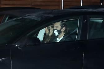 MALIBU, CA - MAY 07: Aaron Rodgers and Shailene Woodley are seen leaving Nobu on May 7, 2021 in Malibu, California. (Photo by Photographer Group/MEGA/GC Images)