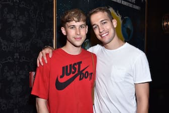 NEW YORK, NY - AUGUST 08:  Tommy Dorfman and Peter Zurkuhlen attend Neon hosts the after party for the New York Premiere of "Ingrid Goes West" at Alamo Drafthouse Cinema on August 8, 2017 in New York City.  (Photo by Jared Siskin/Patrick McMullan via Getty Images)