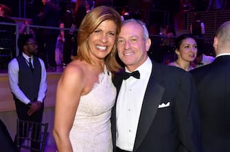 NEW YORK, NY - APRIL 24:  Hoda Kotb (L) and Joel Schiffman attend the 2018 TIME 100 Gala at Jazz at Lincoln Center on April 24, 2018 in New York City.  (Photo by Patrick McMullan/Patrick McMullan via Getty Images)
