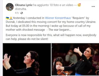 Oksana Lyniv su Facebook