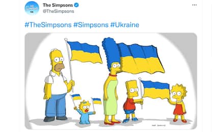I Simpson contro la guerra in Ucraina: la vignetta di Matt Groening